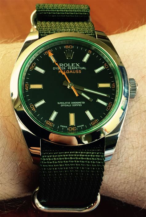 rolex milgauss nato